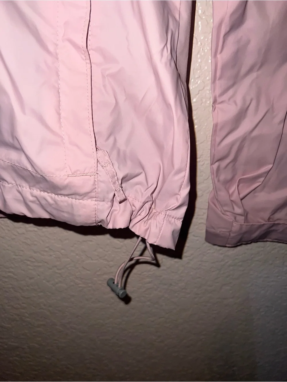 Columbia Women's Pale Pink Hooded Windbreaker Jacket